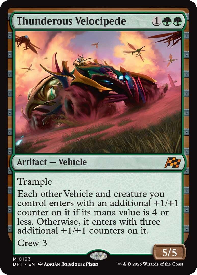 Image for Thunderous Velocipede (183) [Aetherdrift]