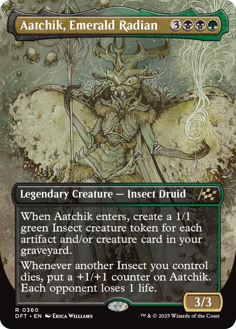 Image for Aatchik, Emerald Radian (Borderless) (360) [Aetherdrift]