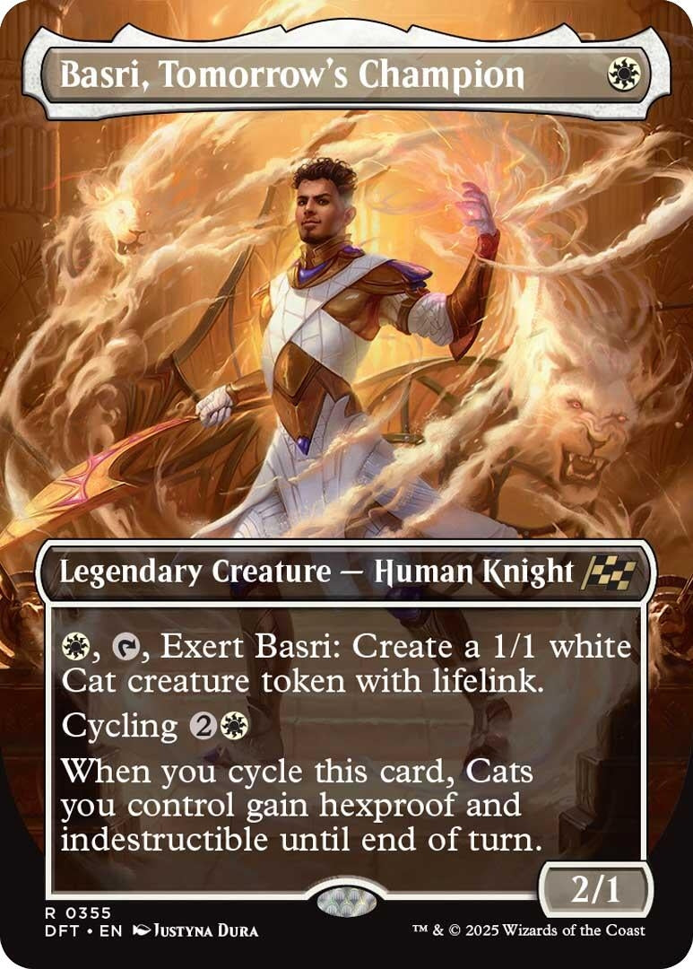 Basri Tomorrow’s Champion (Borderless) (355) (DFT) - MTG Single