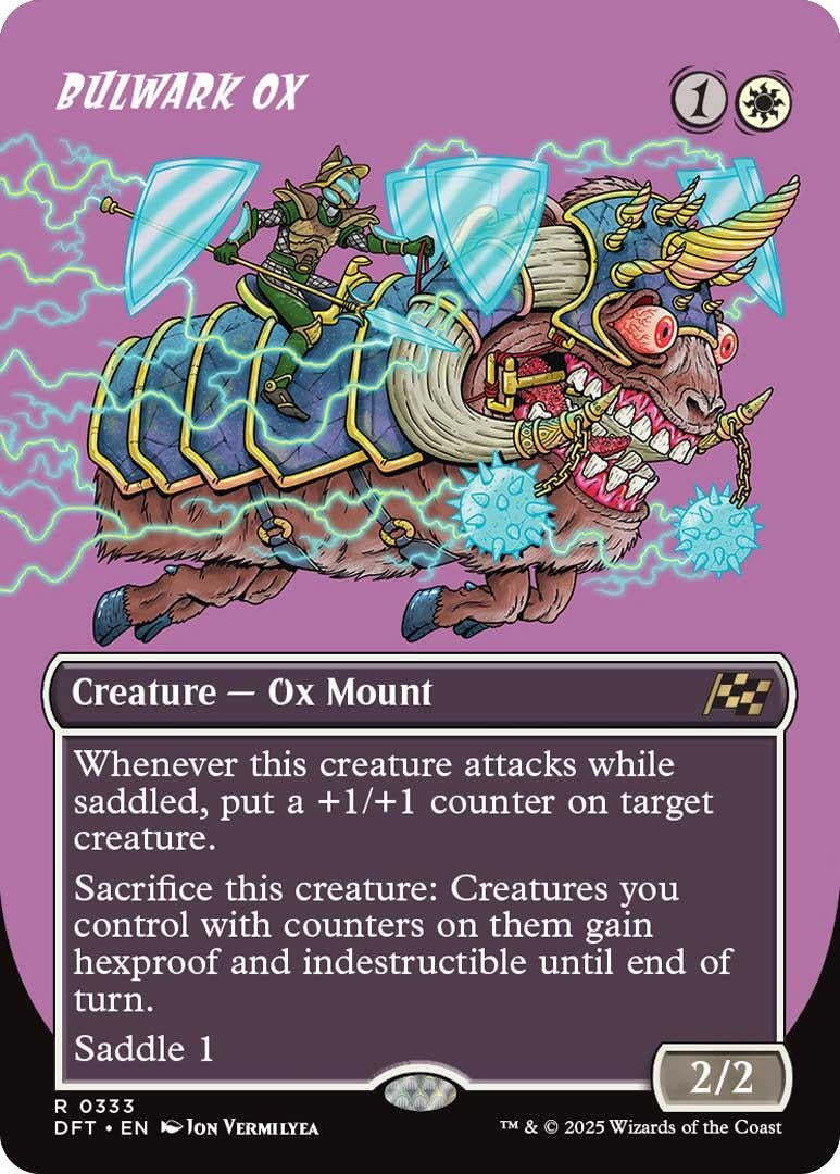 Bulwark Ox (Borderless) (333) (DFT) - MTG Single