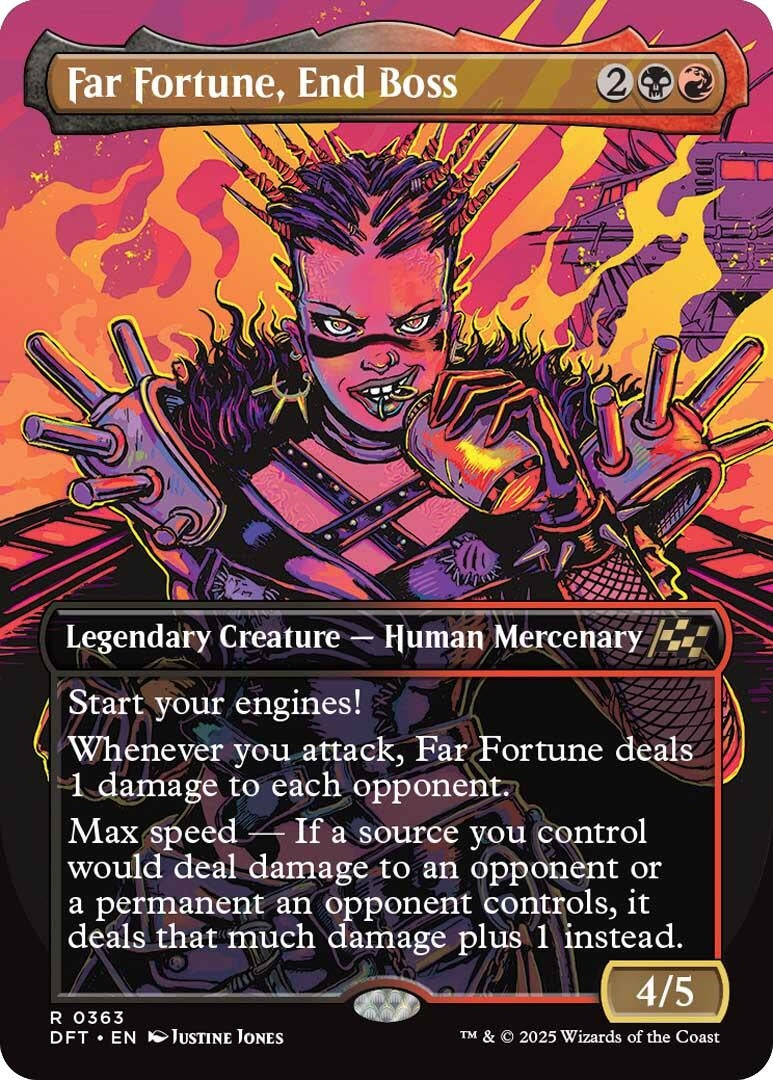 Far fortune End Boss (Borderless) (363) (DFT) - MTG Single