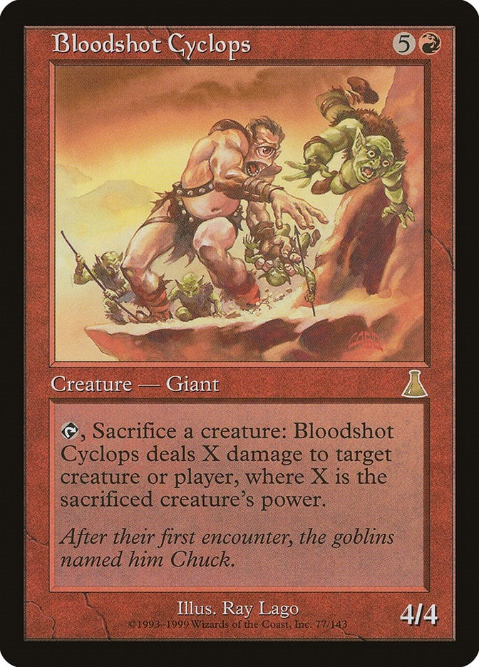 Bloodshot Cyclops (77) [UDS] - MTG Single