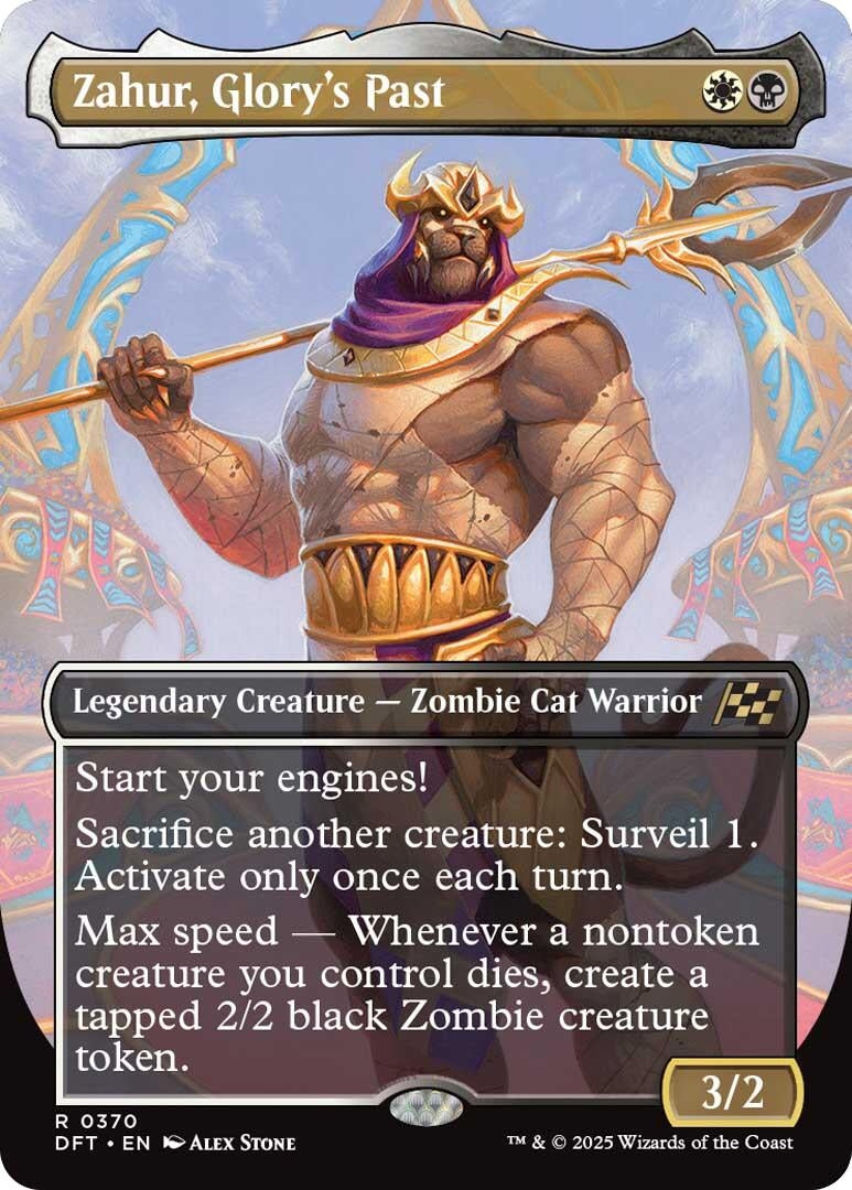 Image for Zahur, Glory's Past (Borderless) (370) [Aetherdrift]