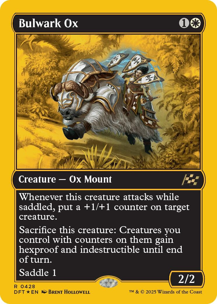 Image for Bulwark Ox (First-Place Foil) (428) [Aetherdrift]