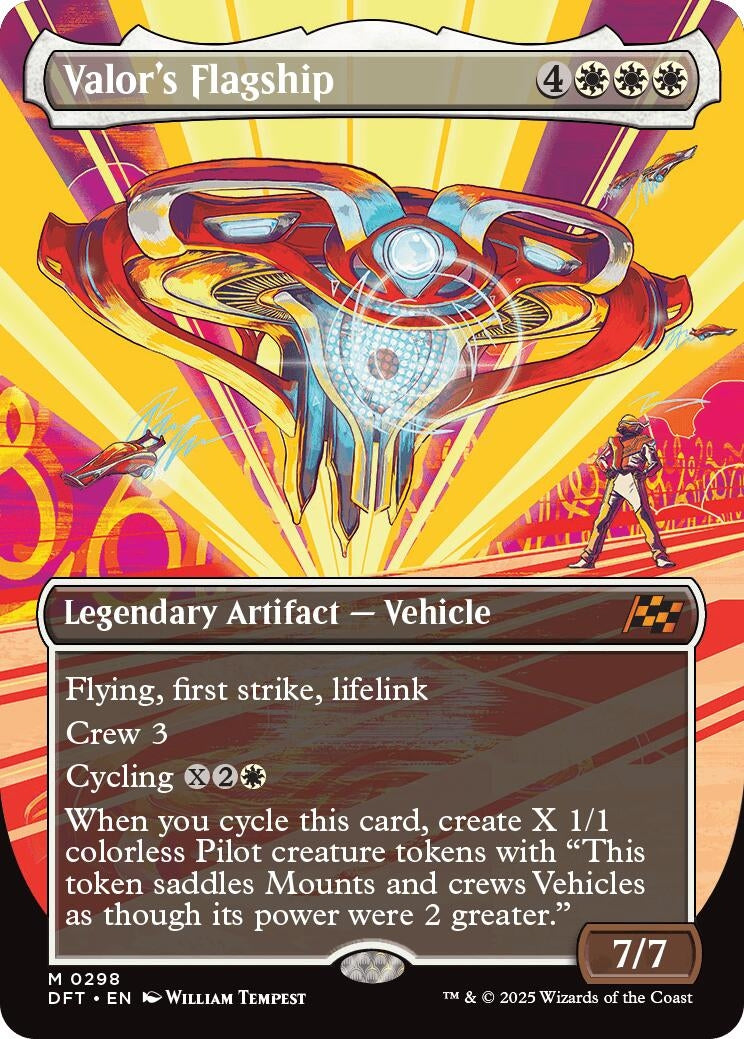 Image for Valor's Flagship (Borderless) (298) [Aetherdrift]