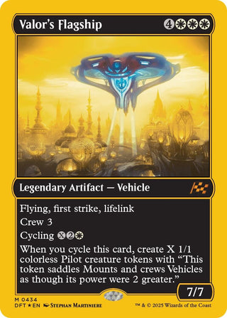 Valor’s Flagship (First-Place Foil) (DFT) - MTG Single