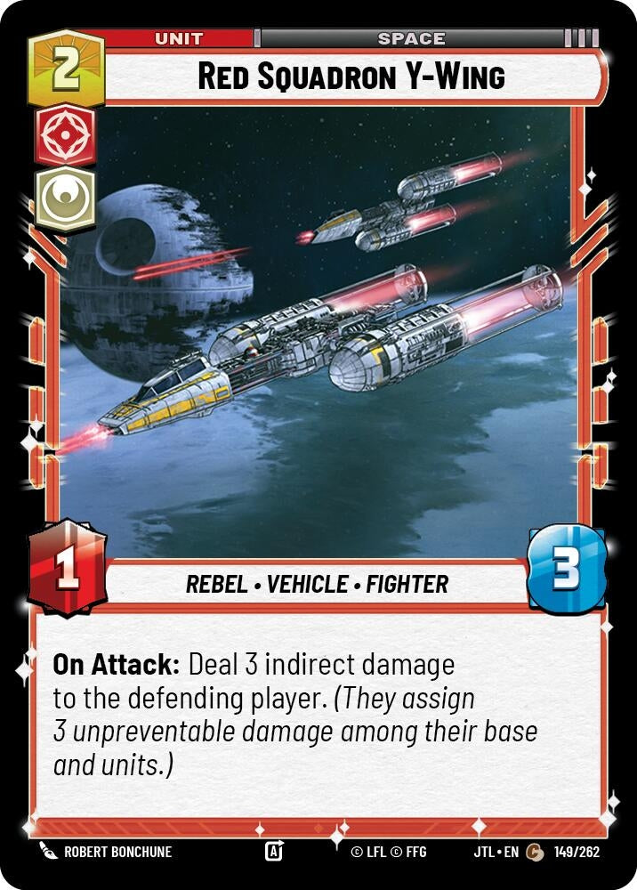 Image for Red Squadron Y-Wing (149/262) (Jump to Lightspeed) - Star Wars: Unlimited