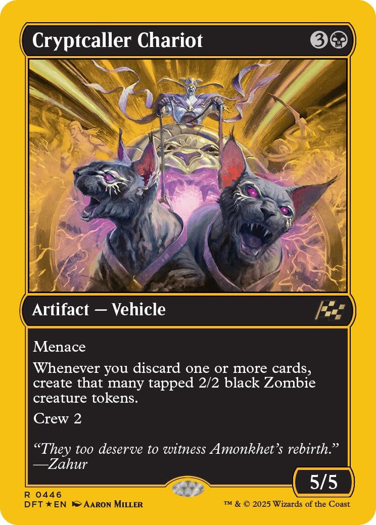Image for Cryptcaller Chariot (First-Place Foil) (446) [Aetherdrift]