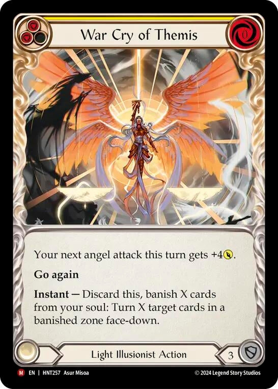 Image for War Cry of Themis (HNT257) (The Hunted) - Flesh and Blood TCG