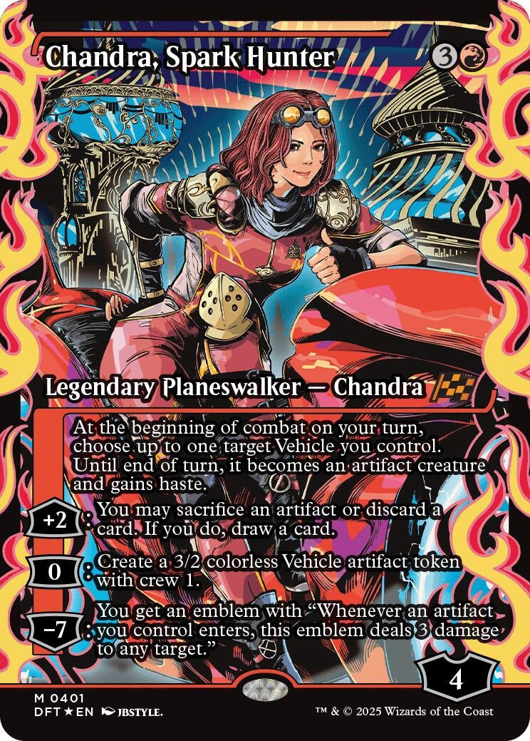 Image for Chandra, Spark Hunter (Showcase) (401) [Aetherdrift]
