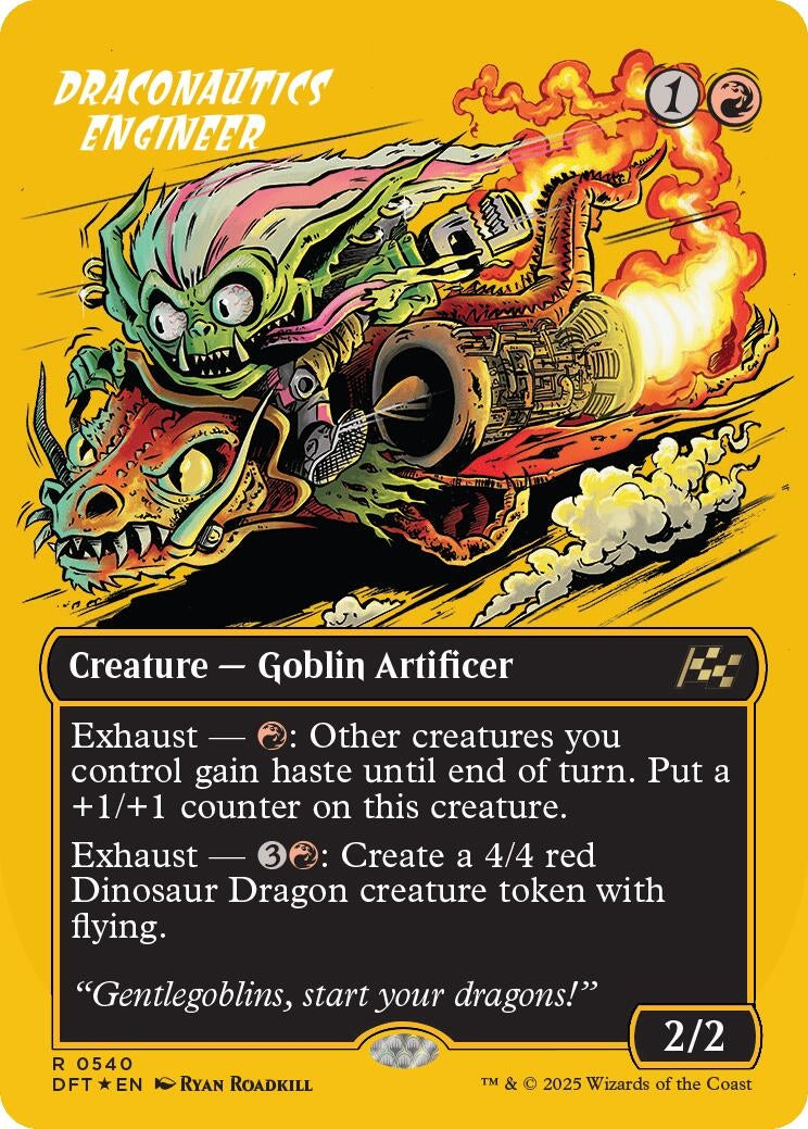 Image for Draconautics Engineer (Borderless) (First-Place Foil) (540) [Aetherdrift]