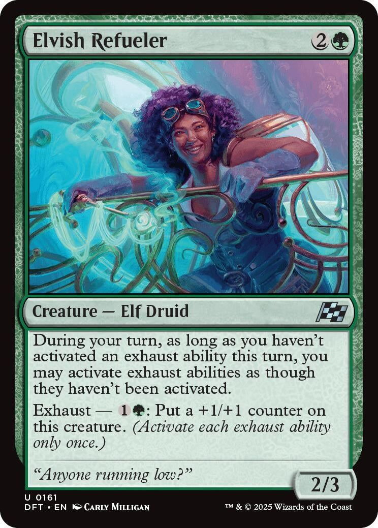 Image for Elvish Refueler (161) [Aetherdrift]