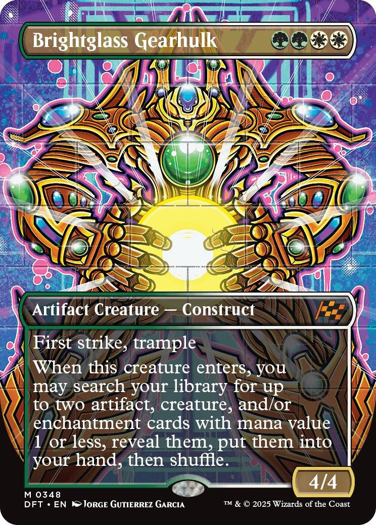 Image for Brightglass Gearhulk (Borderless) (348) [Aetherdrift]
