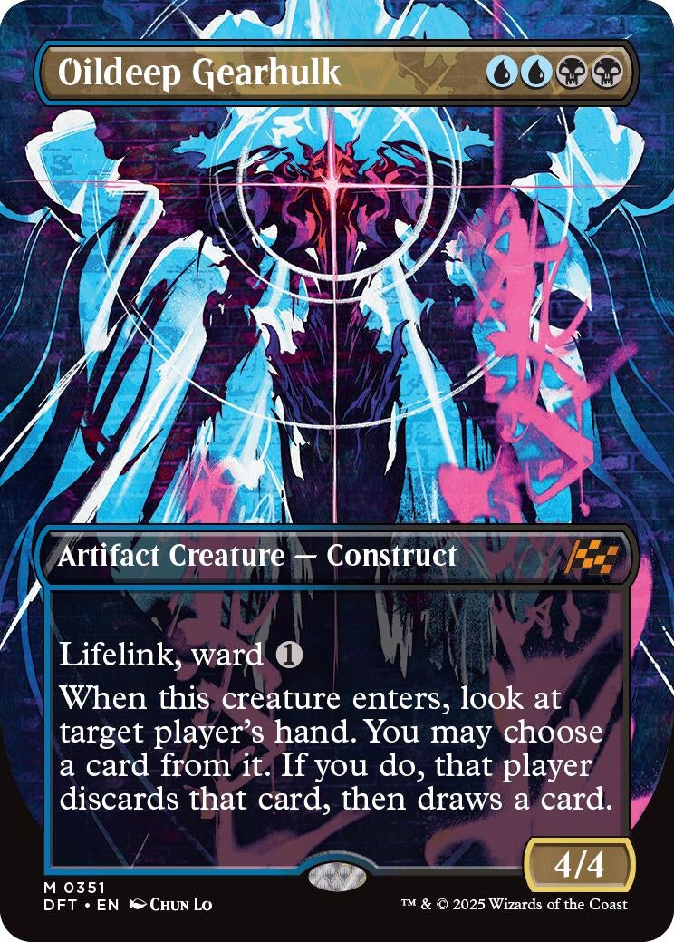 Image for Oildeep Gearhulk (Borderless) (351) [Aetherdrift]