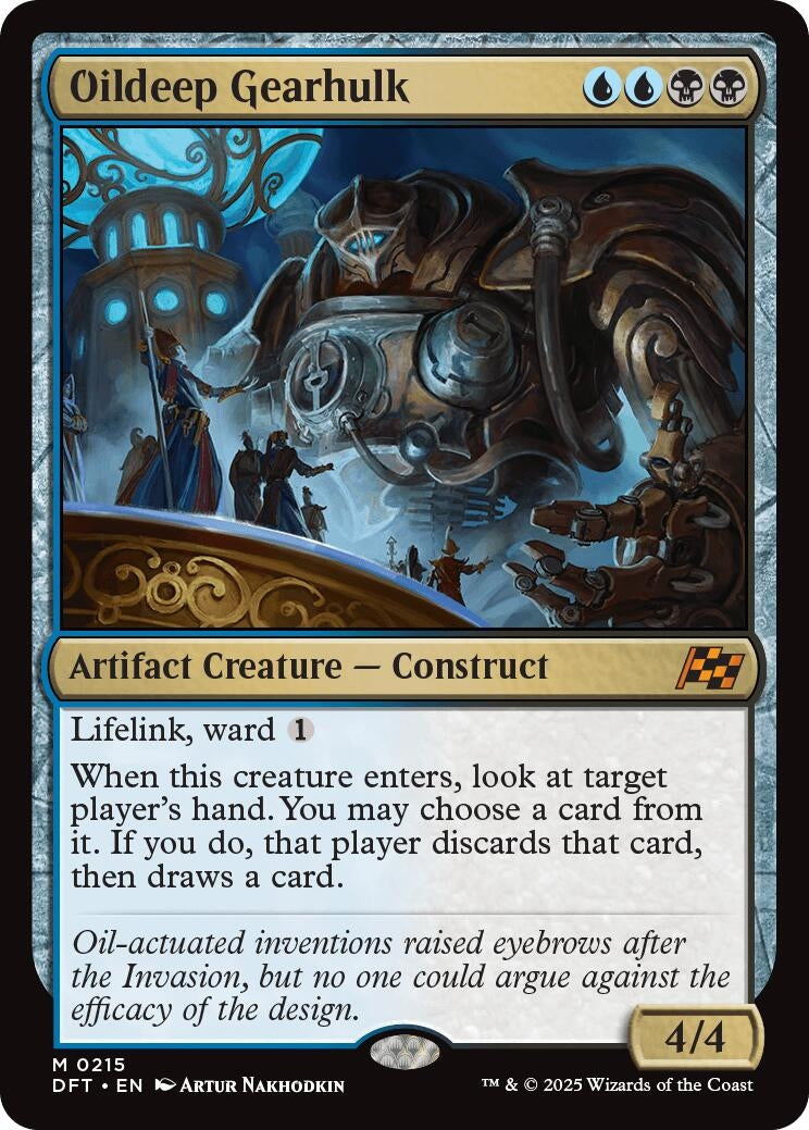 Image for Oildeep Gearhulk (215) [Aetherdrift]