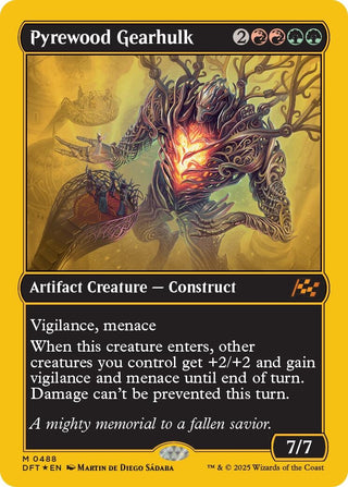 Image for Pyrewood Gearhulk (First-Place Foil) (488) [Aetherdrift]