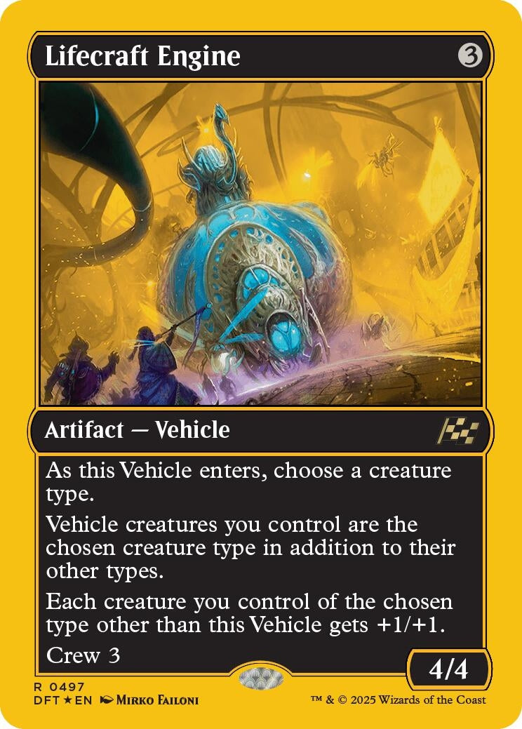 Image for Lifecraft Engine (First-Place Foil) (497) [Aetherdrift]