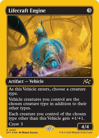 Image for Lifecraft Engine (First-Place Foil) (497) [Aetherdrift]