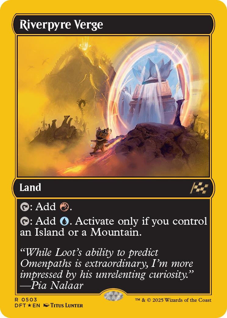 Image for Riverpyre Verge (First-Place Foil) (503) [Aetherdrift]