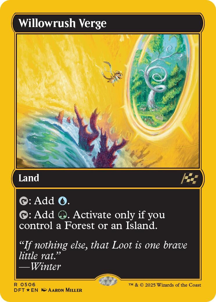 Image for Willowrush Verge (First-Place Foil) (506) [Aetherdrift]