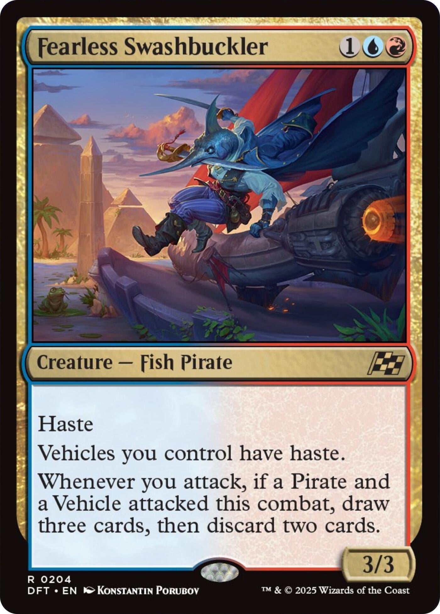 Image for Fearless Swashbuckler (204) [Aetherdrift]