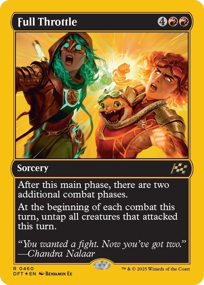 Image for Full Throttle (First-Place Foil) (460) [Aetherdrift]
