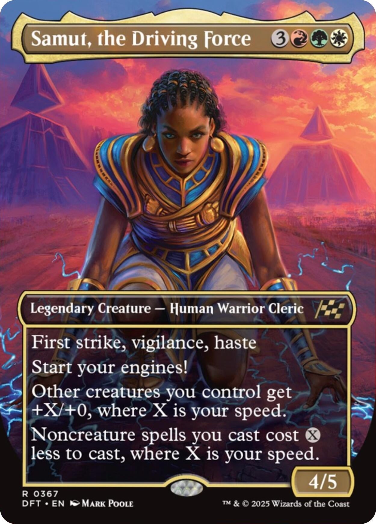 Image for Samut, the Driving Force (Borderless) (367) [Aetherdrift]