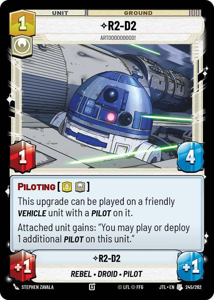 Image for R2-D2 - Artooooooooo! (245/262) (Jump to Lightspeed) - Star Wars: Unlimited