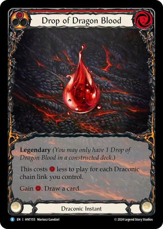 Image for Drop of Dragon Blood (Extended Art) (HNT155) (The Hunted) - Flesh and Blood TCG