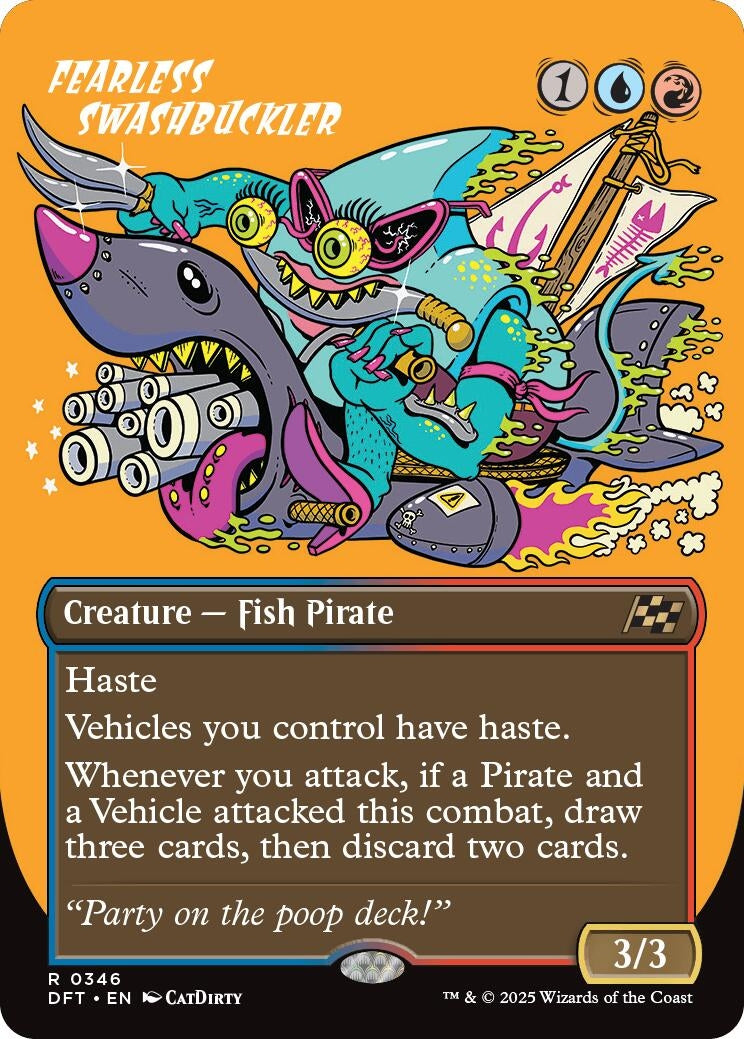 Image for Fearless Swashbuckler (Borderless) (346) [Aetherdrift]