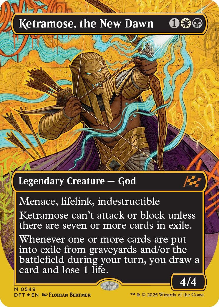 Image for Ketramose, the New Dawn (Borderless) (First-Place Foil) (549) [Aetherdrift]