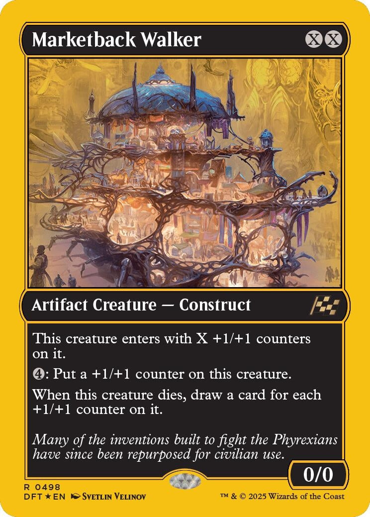 Image for Marketback Walker (First-Place Foil) (498) [Aetherdrift]