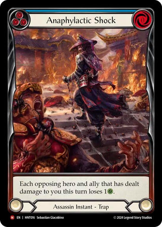 Image for Anaphylactic Shock (Extended Art) (HNT016) (The Hunted) - Flesh and Blood TCG