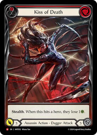 Image for Kiss of Death (Extended Art) (HNT012) (The Hunted) - Flesh and Blood TCG