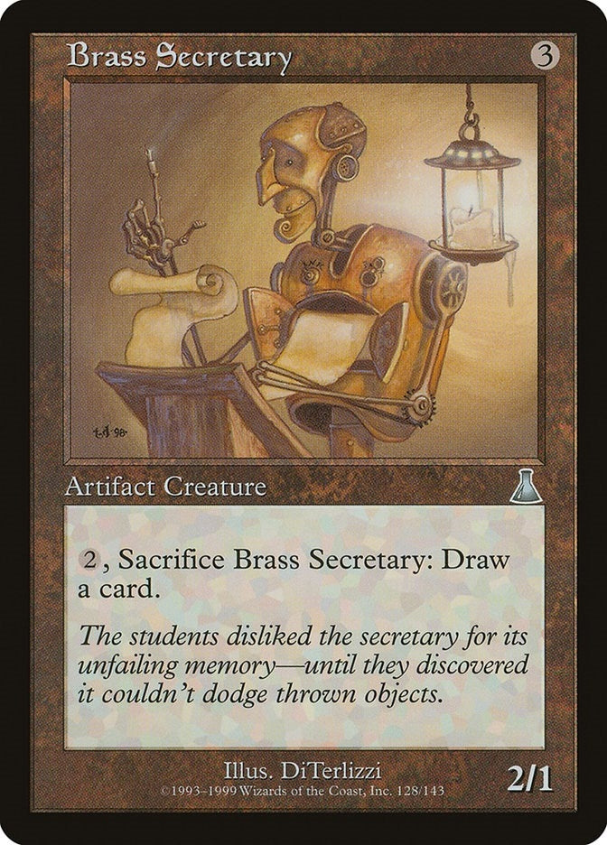 Brass Secretary (128) [UDS] - MTG Single