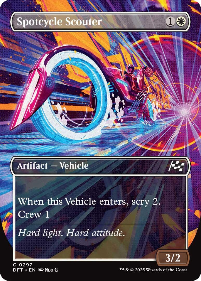 Image for Spotcycle Scouter (Borderless) (297) [Aetherdrift]