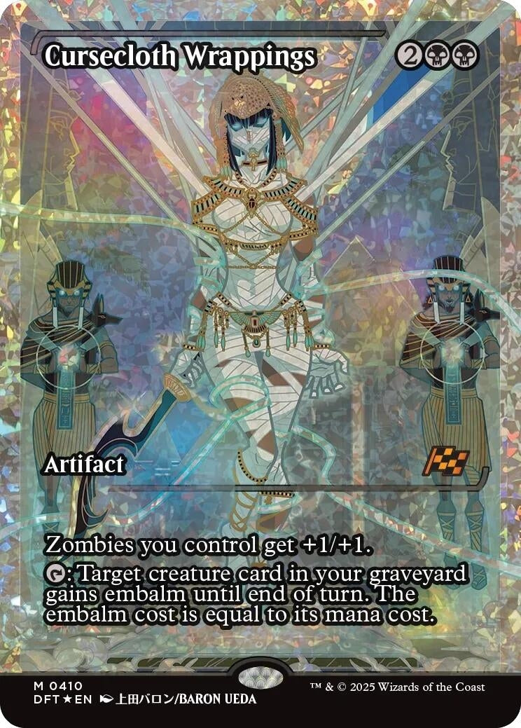 Image for Cursecloth Wrappings (Showcase) (Fracture Foil) (410) [Aetherdrift]