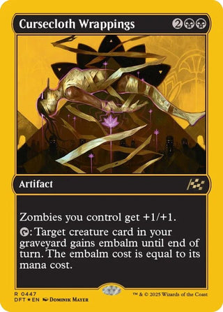 Image for Cursecloth Wrappings (First-Place Foil) (447) [Aetherdrift]