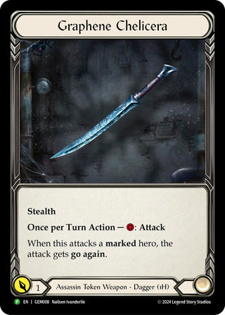 Image for Graphene Chelicera - GEM008 (GEM008) (GEM Pack 1) - Flesh and Blood TCG