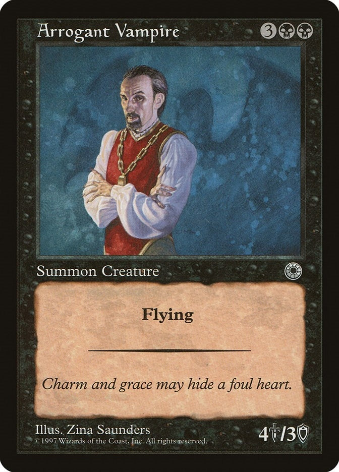 Arrogant Vampire [POR] - MTG Single