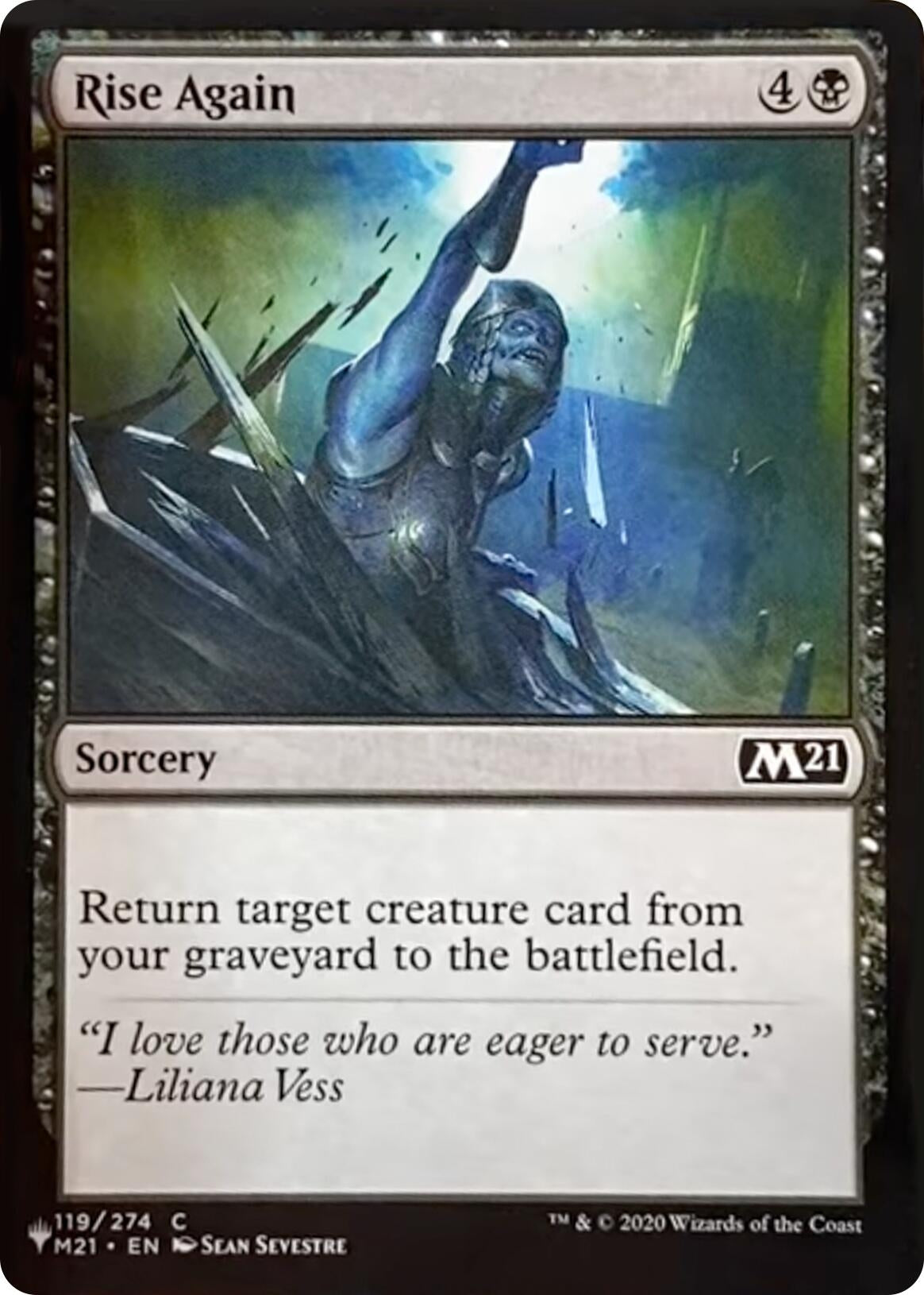 Image for Rise Again (119/274) (The List Reprints) - Magic: The Gathering
