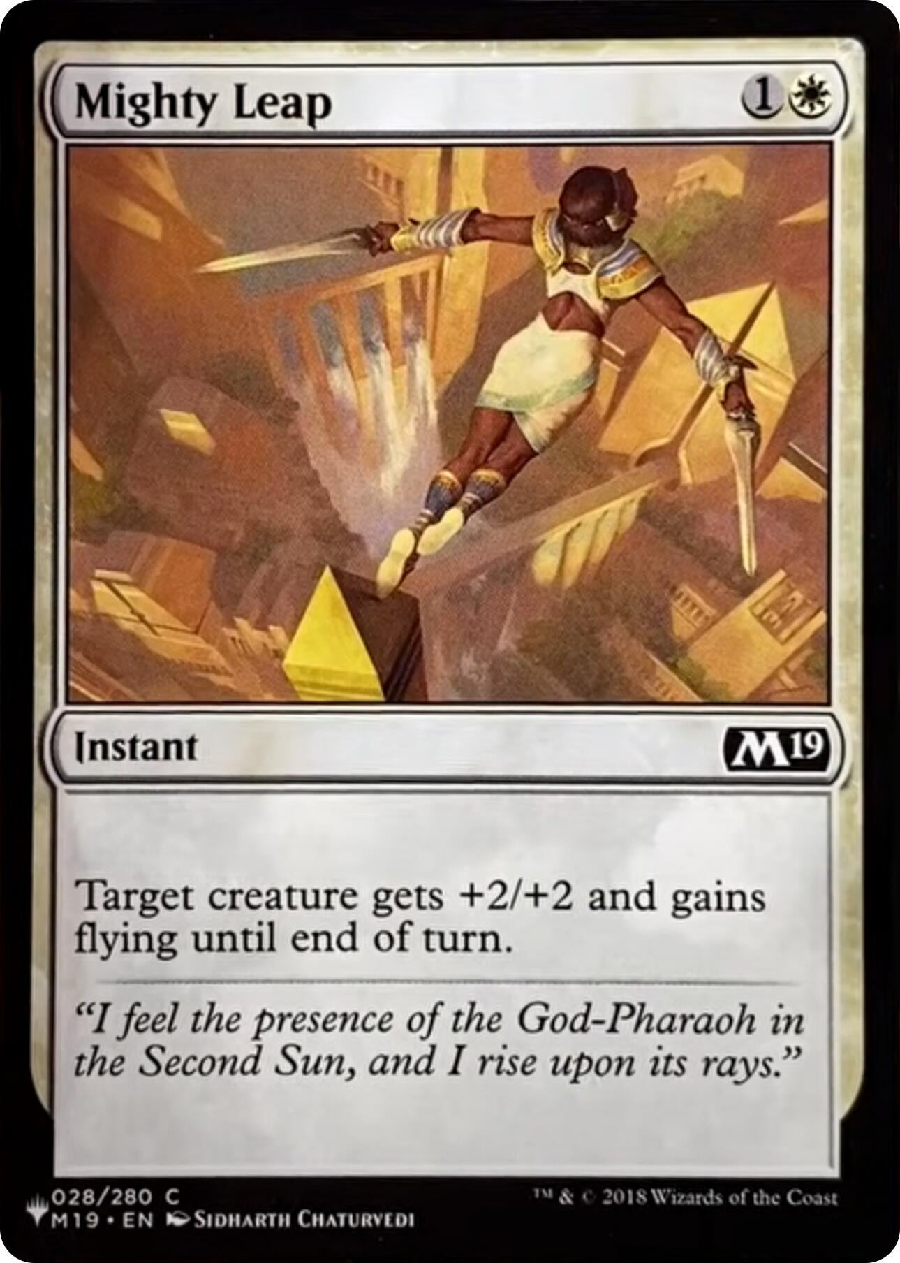 Image for Mighty Leap (028/280) (The List Reprints) - Magic: The Gathering