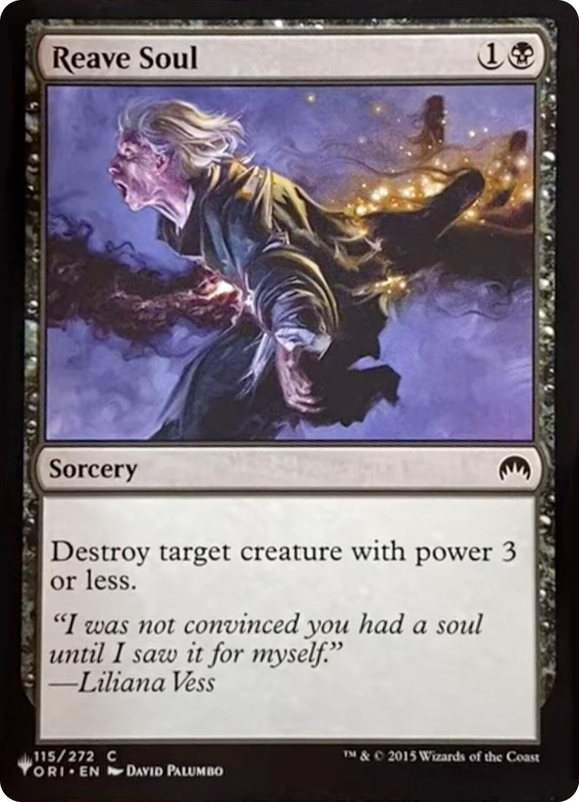 Image for Reave Soul (115/272) (The List Reprints) - Magic: The Gathering