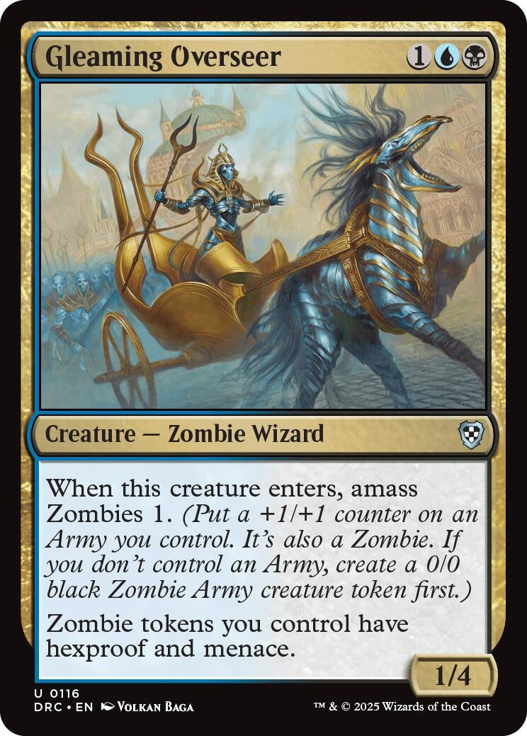 Image for Gleaming Overseer (116) (Commander: Aetherdrift) - Magic: The Gathering
