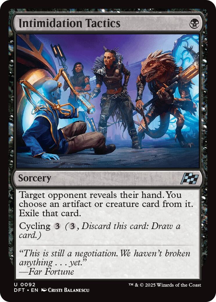 Image for Intimidation Tactics (92) [Aetherdrift]