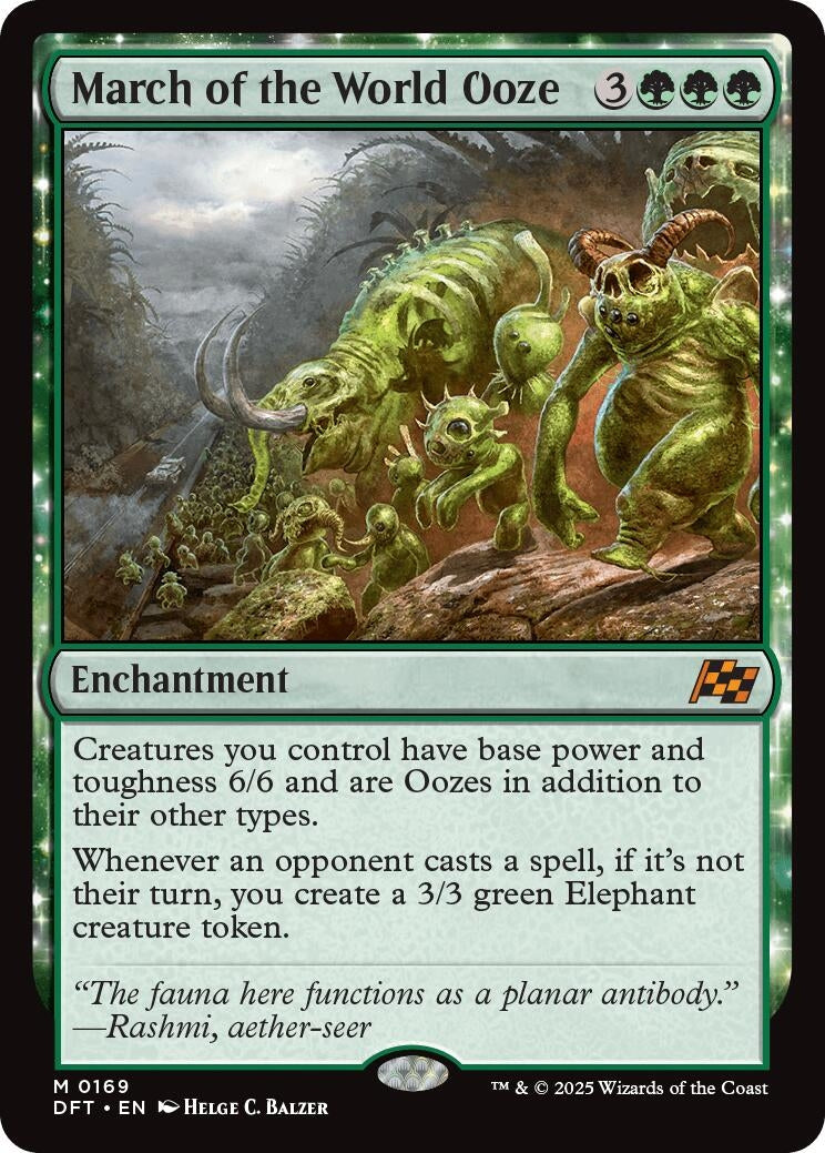 Image for March of the World Ooze (169) [Aetherdrift]