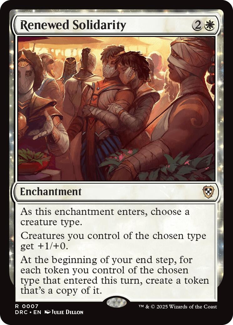 Image for Renewed Solidarity (7) (Commander: Aetherdrift) - Magic: The Gathering