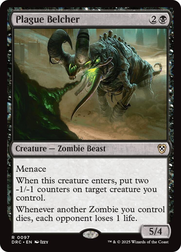 Image for Plague Belcher (97) (Commander: Aetherdrift) - Magic: The Gathering