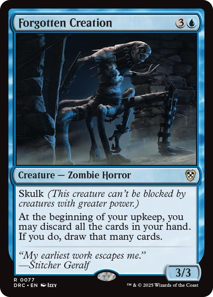 Image for Forgotten Creation (77) (Commander: Aetherdrift) - Magic: The Gathering