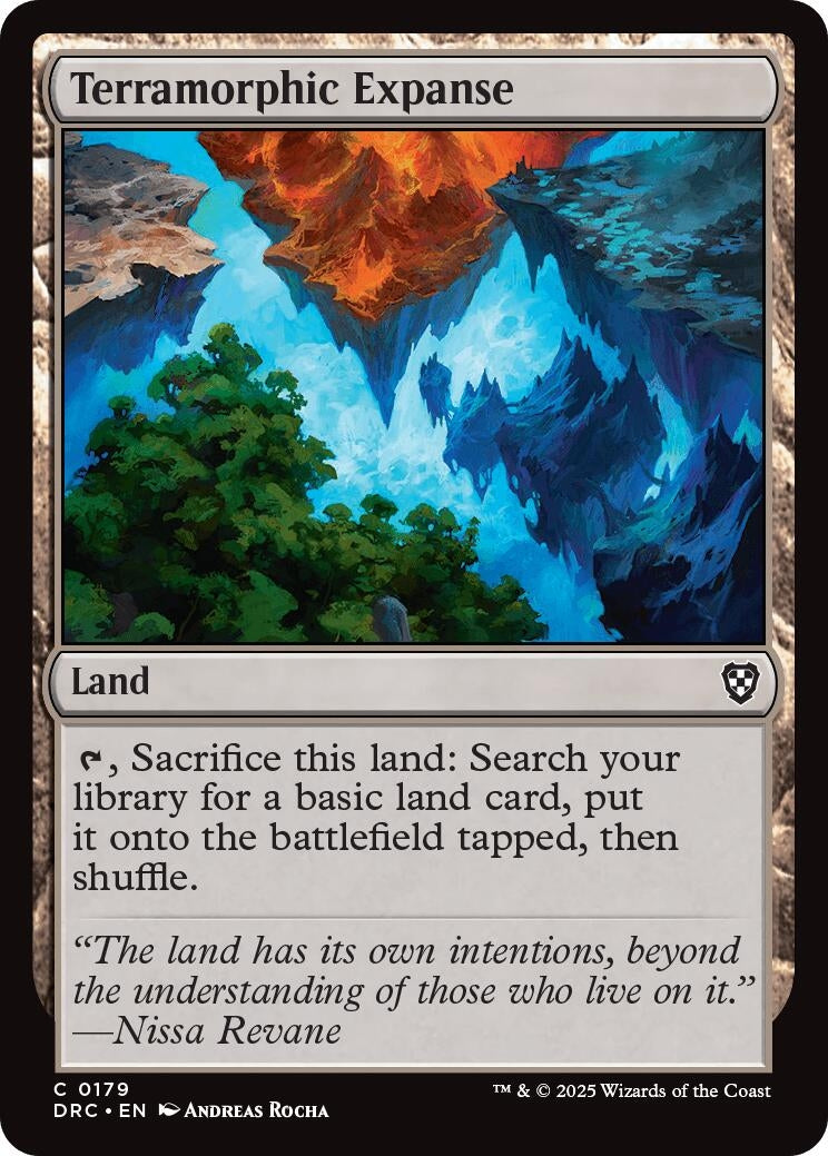 Image for Terramorphic Expanse (179) (Commander: Aetherdrift) - Magic: The Gathering